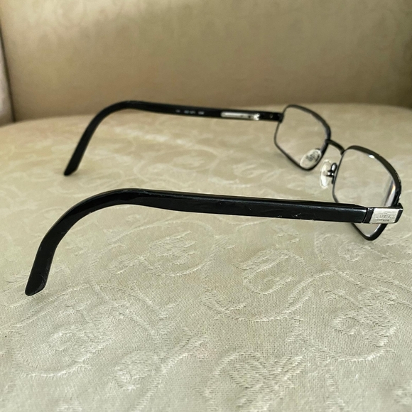 Vintage Gucci Designer Made In Italy GG 1371 E9K Rectangle Full Rim Eyeglasses - Picture 3 of 9